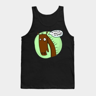 funny horse Tank Top